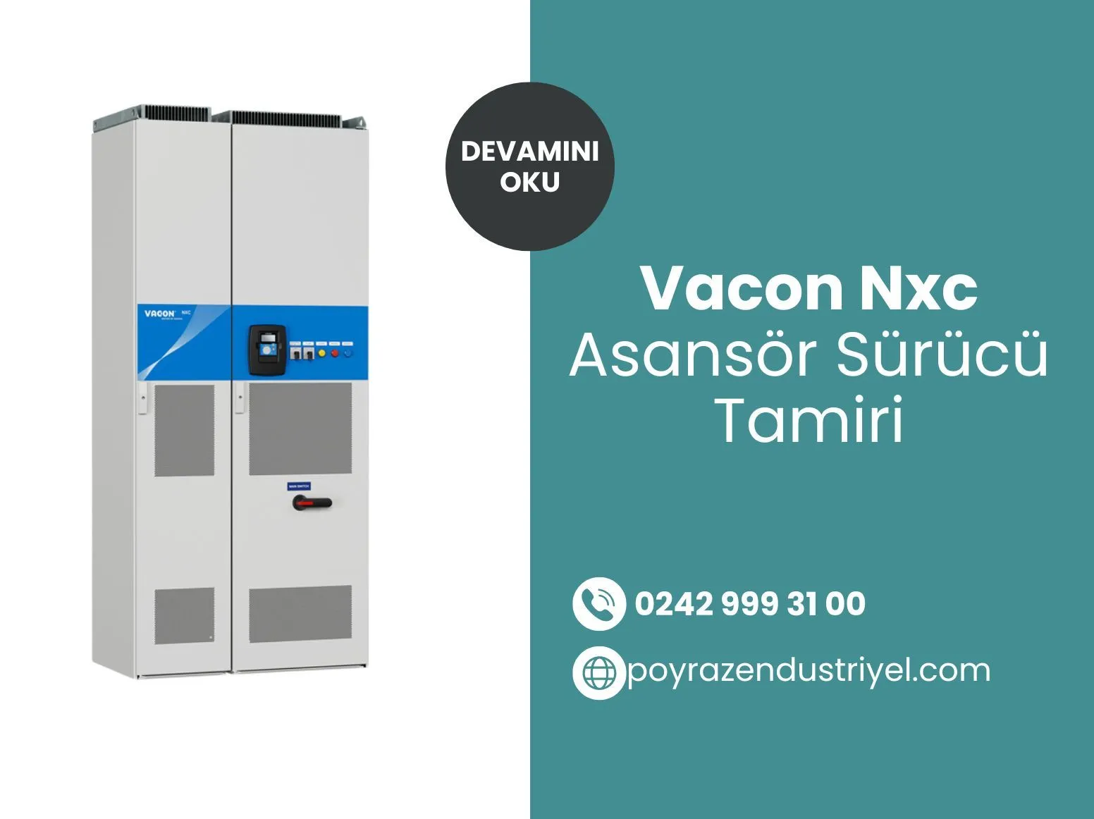 Vacon Nxc Asansör Sürücü Tamiri